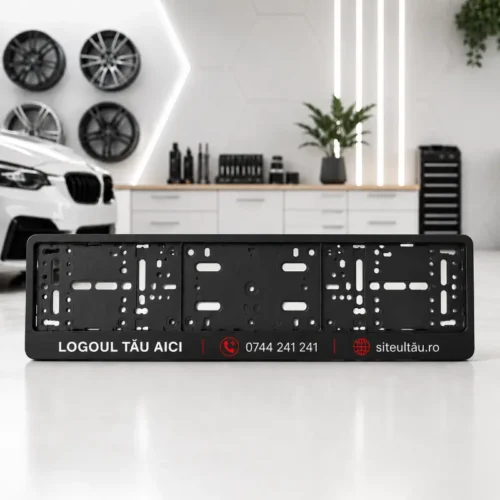 Suport Numere Auto Personalizat UV