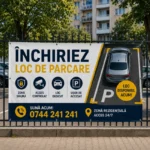 Banner Închiriez loc de parcare