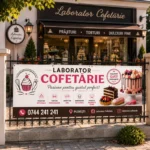 Banner laborator de cofetărie