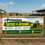 Banner Primim teren în Arendă
