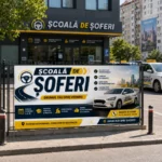 Banner Școală de Șoferi