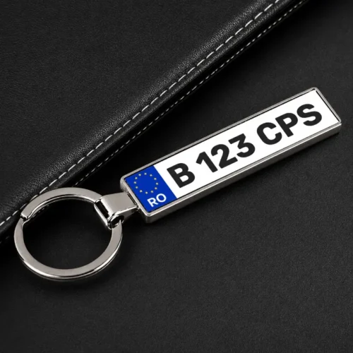 Breloc Personalizat Numar Auto