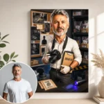 Tablou Canvas Caricatură Criminalist