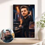 Tablou Canvas Caricatură DJ