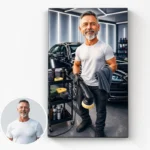 Tablou Canvas Caricatură Detailer Auto