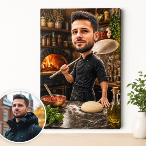 Tablou Canvas Caricatură Pizzar
