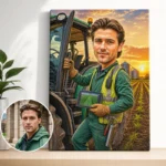 Tablou Canvas Caricatură Tractorist