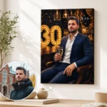 Tablou Personalizat Caricatură Aniversare 30 de ani