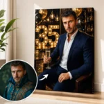 Tablou Personalizat Caricatură Aniversare 35 de ani