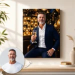 Tablou Personalizat Caricatură Aniversare 59 de ani