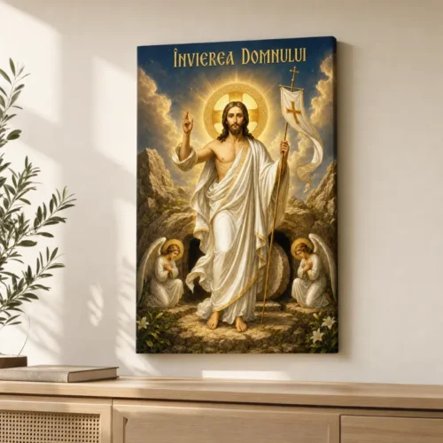 Icoana Învierea Domnului Tablou Canvas Ortodox