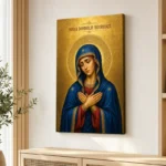 Icoana Maica Domnului Îndurerată Tablou Canvas Ortodox