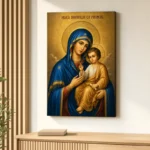 Icoana Maica Domnului cu Pruncul Tablou Canvas Ortodox