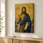 Icoana Sfântul Ioan Botezătorul Tablou Canvas Ortodox