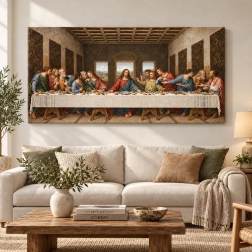 Tablou Canvas Cina cea de Taină după Leonardo da Vinci