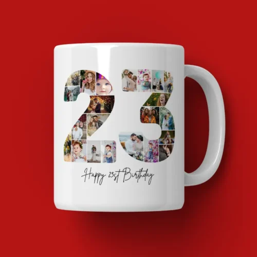 Cană Personalizată Colaj Aniversare 23 de ani