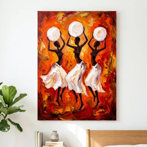 Tablou Canvas Femei Africane - Ritmuri Africane