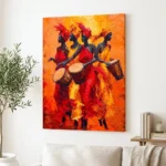 Tablou Canvas Femei Africane - Ritmuri de Foc