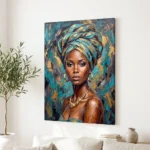 Tablou Canvas Femeie Africană - Perla Africii