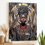 Tablou Canvas Femeie Africană - Regina Ancestrală