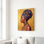 Tablou Canvas Femeie Africană - Regina Deșertului
