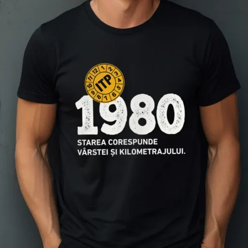 Tricou Personalizat ITP 1980 Starea corespunde vârstei și kilometrajului