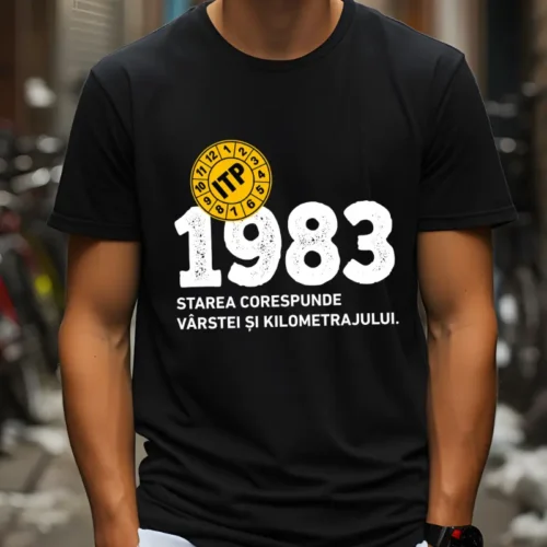 Tricou Personalizat ITP 1983 Starea corespunde vârstei și kilometrajului
