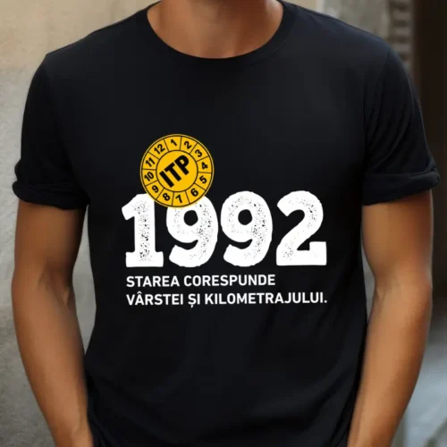 Tricou Personalizat ITP 1992 Starea corespunde vârstei și kilometrajului