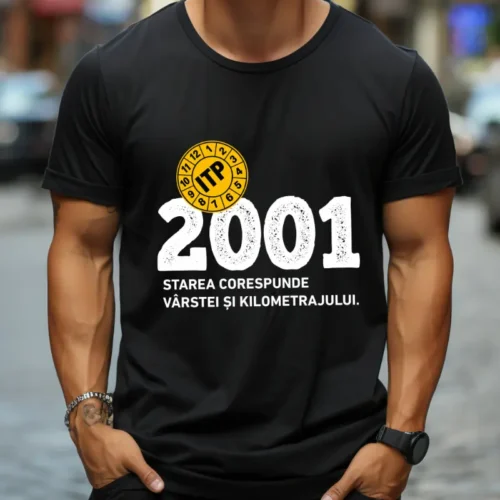 Tricou Personalizat ITP 2001 Starea corespunde vârstei și kilometrajului