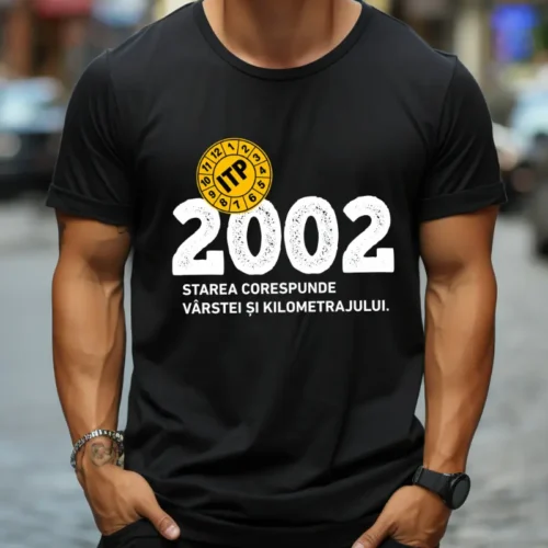 Tricou Personalizat ITP 2002 Starea corespunde vârstei și kilometrajului