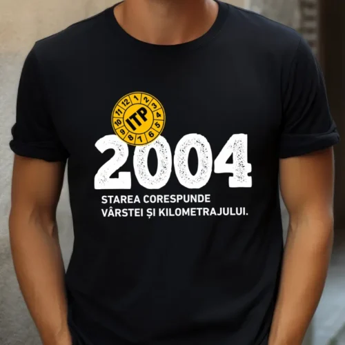 Tricou Personalizat ITP 2004 Starea corespunde vârstei și kilometrajului
