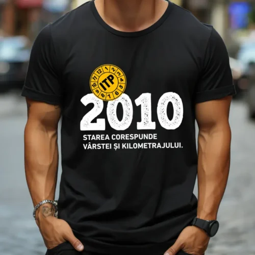 Tricou Personalizat ITP 2010 Starea corespunde vârstei și kilometrajului
