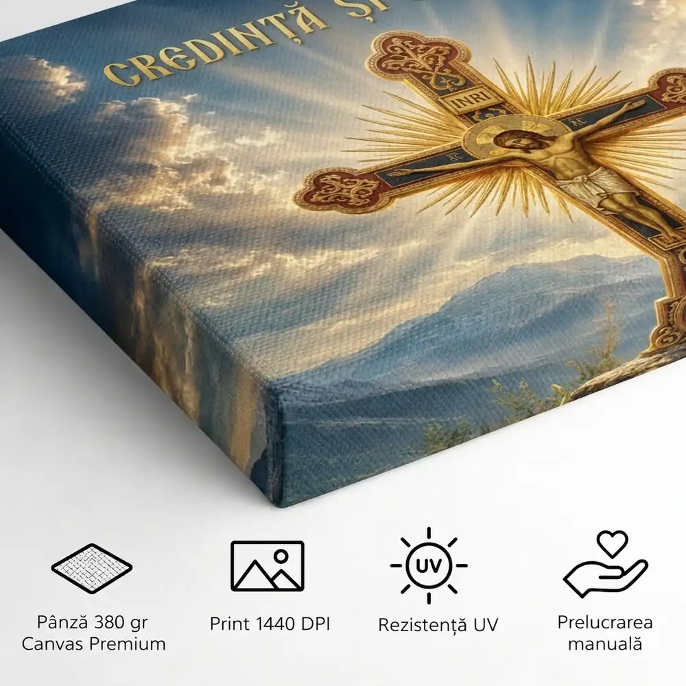 Icoana Credință și Speranță Tablou Canvas Ortodox – detalii și specificații
