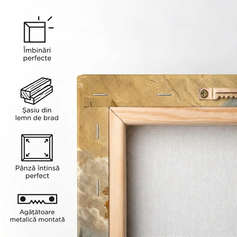 Icoana Înălțarea Domnului Tablou Canvas Ortodox – detalii și specificații