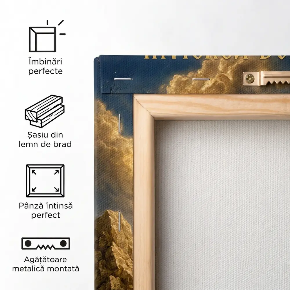 Icoana Învierea Domnului Tablou Canvas Ortodox – detalii și specificații