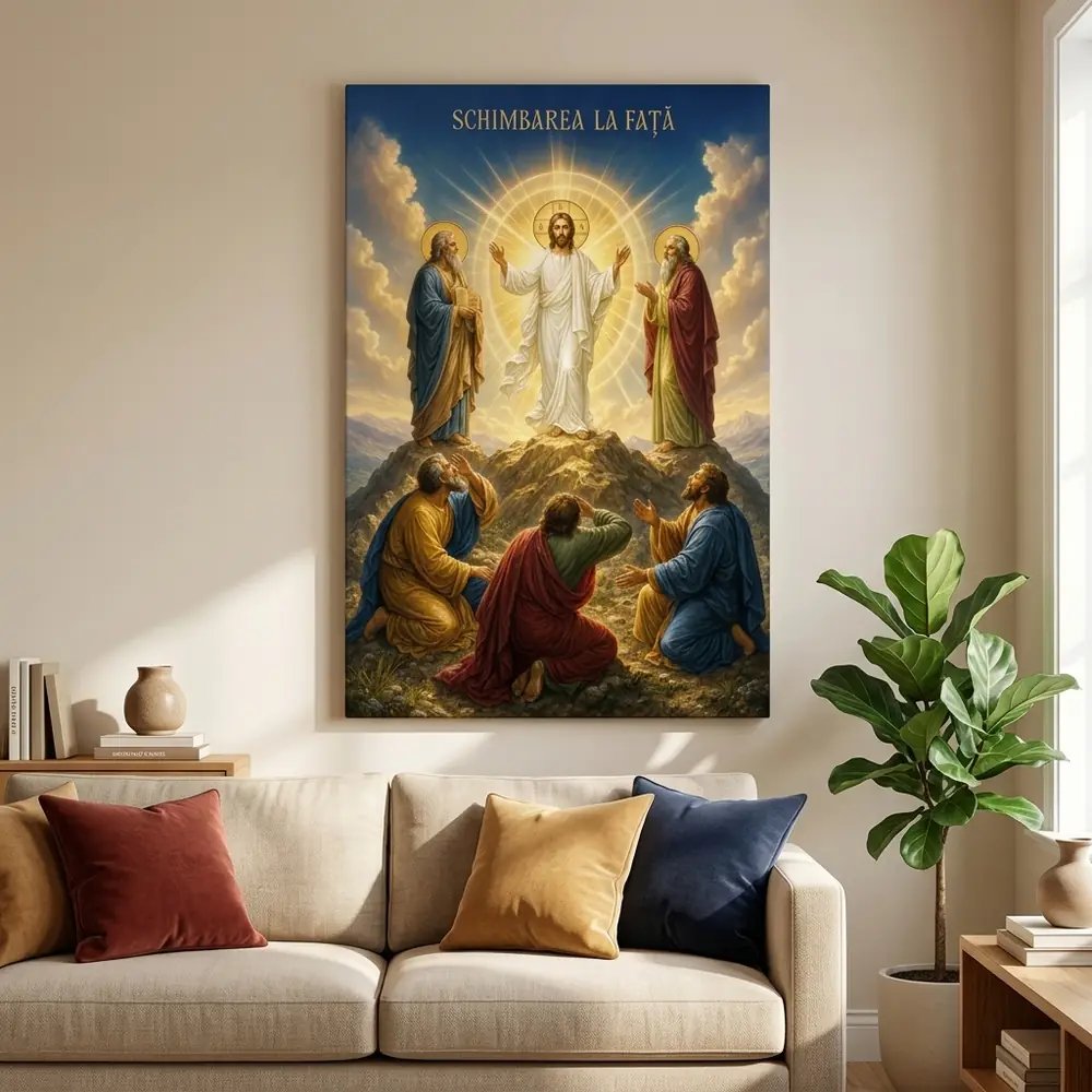 Icoana Schimbarea la Față Tablou Canvas Ortodox – tablou canvas în decor