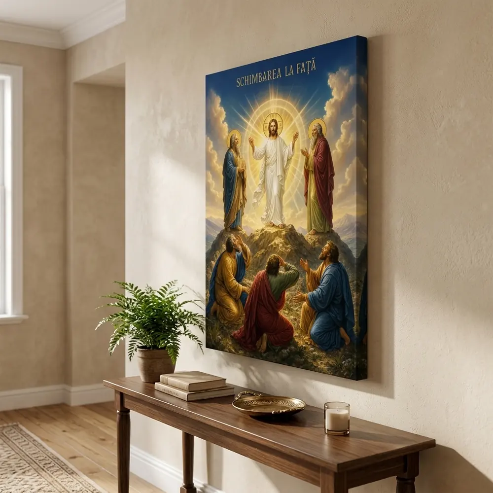 Icoana Schimbarea la Față Tablou Canvas Ortodox – tablou canvas în decor