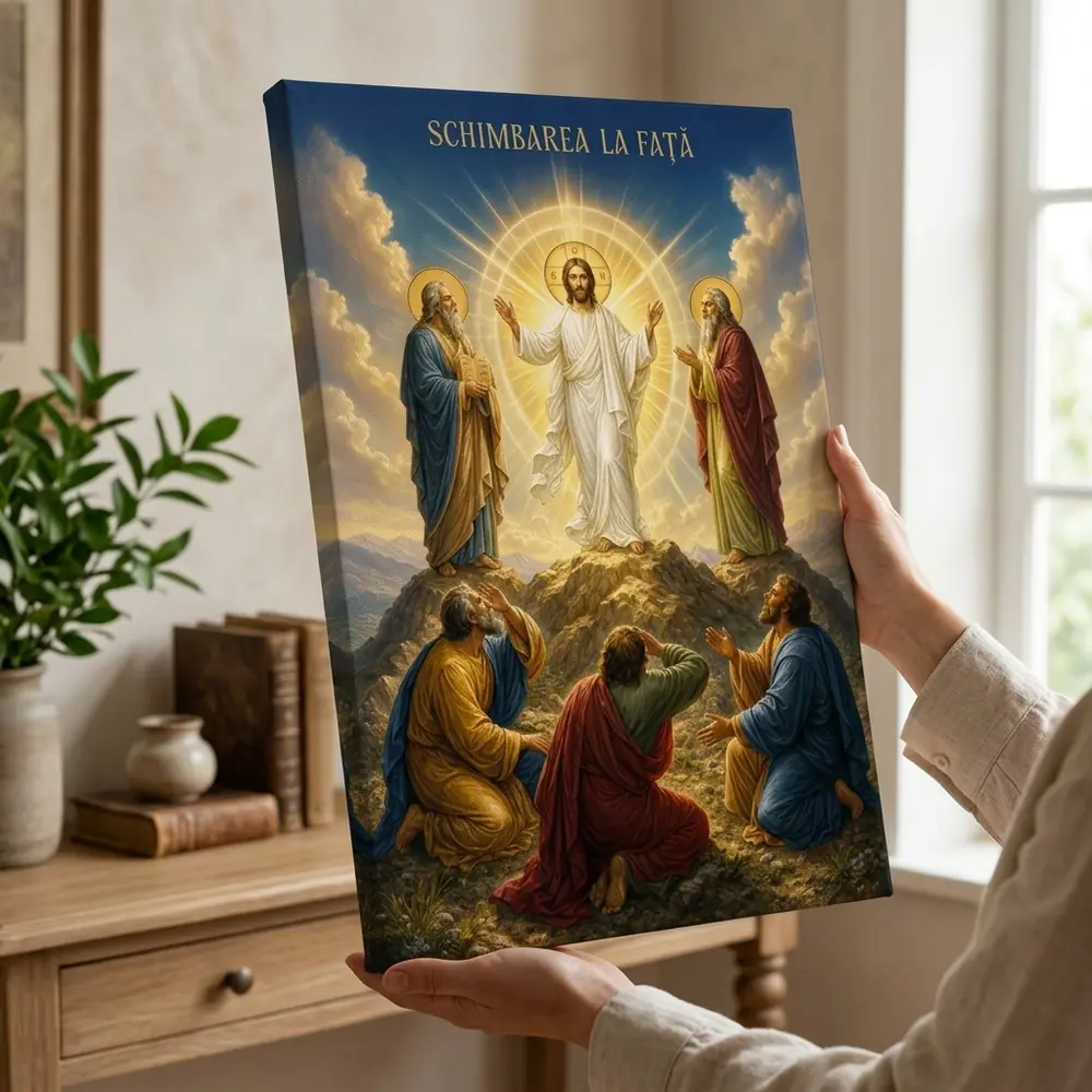 Icoana Schimbarea la Față Tablou Canvas Ortodox – tablou canvas în decor