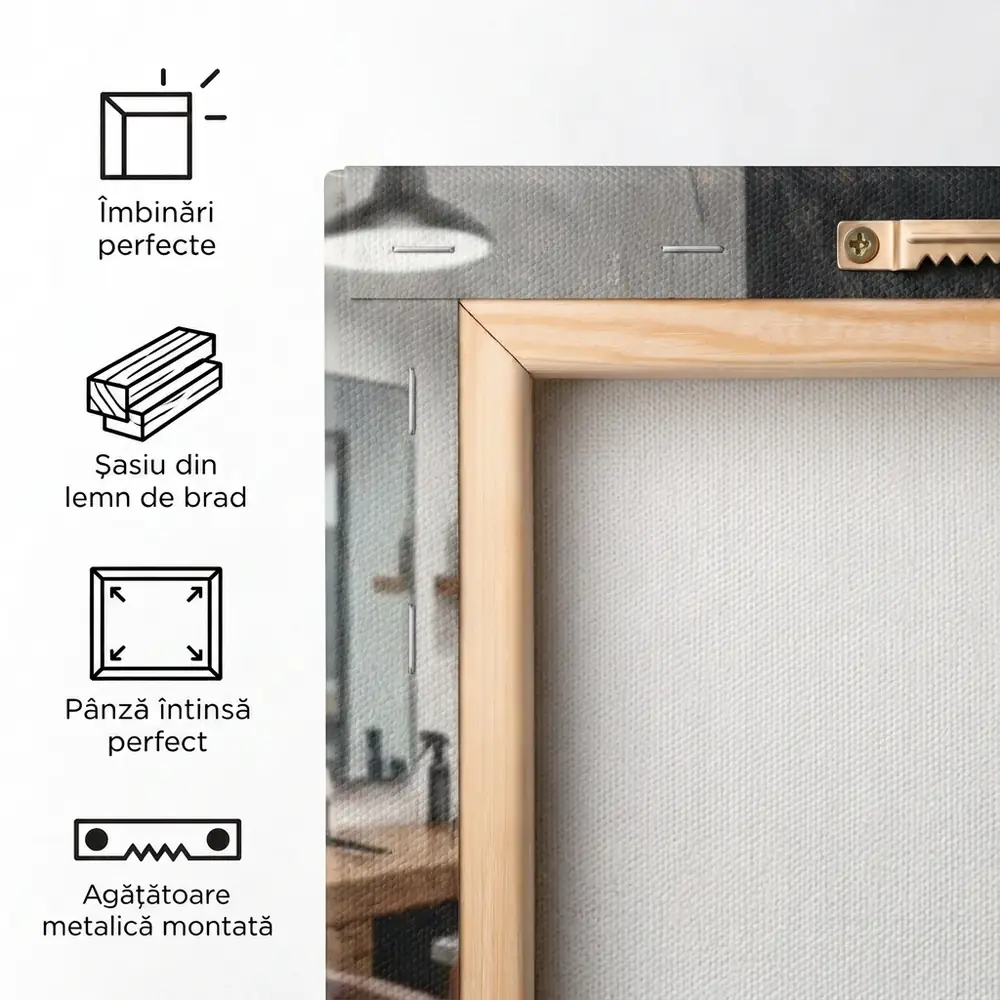 Tablou Canvas Caricatură Frizer – detalii și specificații
