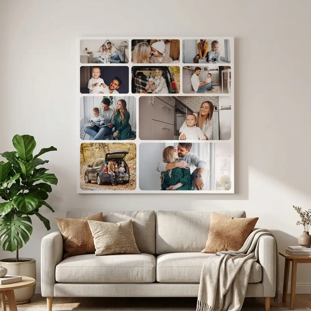 Tablou Canvas Colaj cu 10 poze – tablou canvas în decor