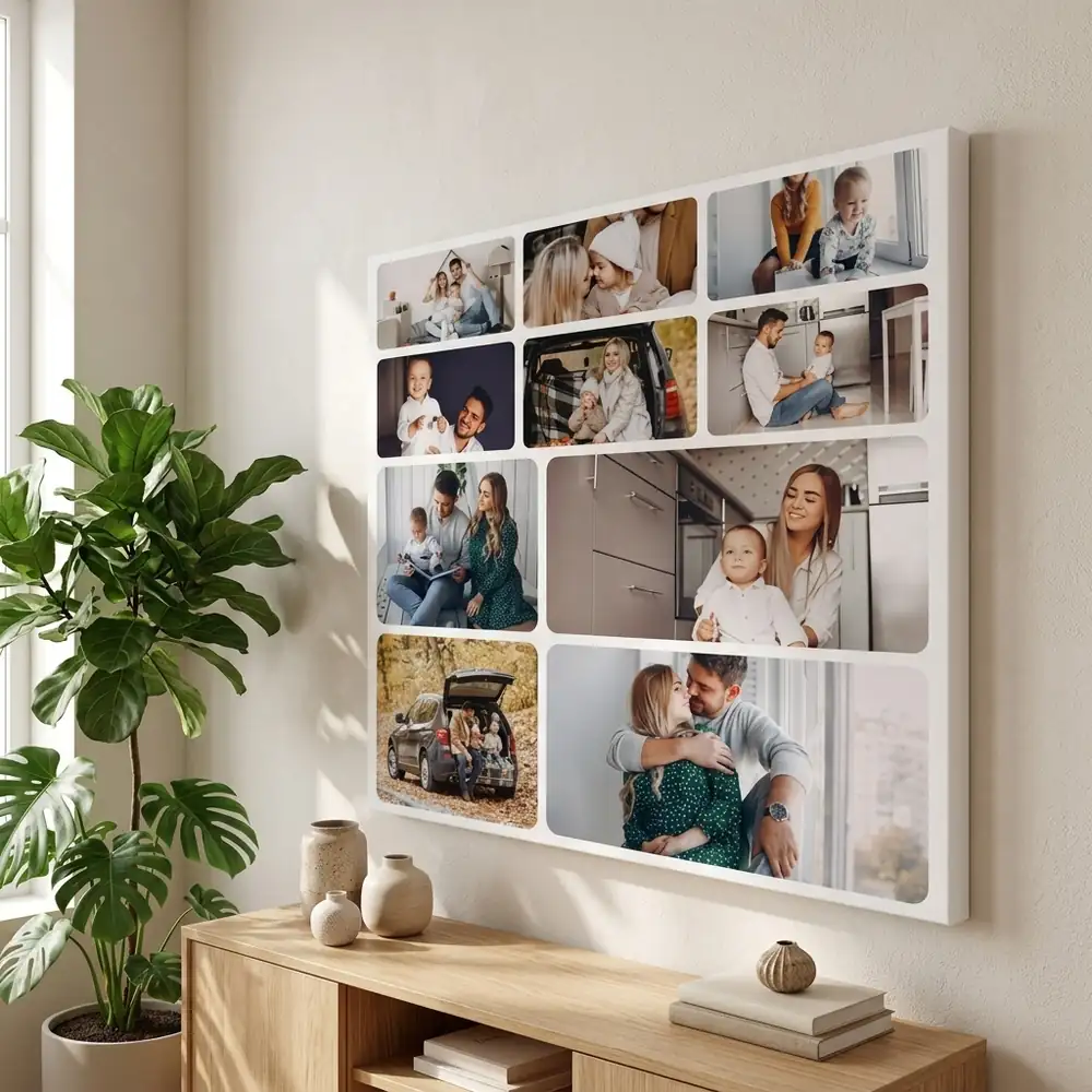 Tablou Canvas Colaj cu 10 poze – tablou canvas în decor