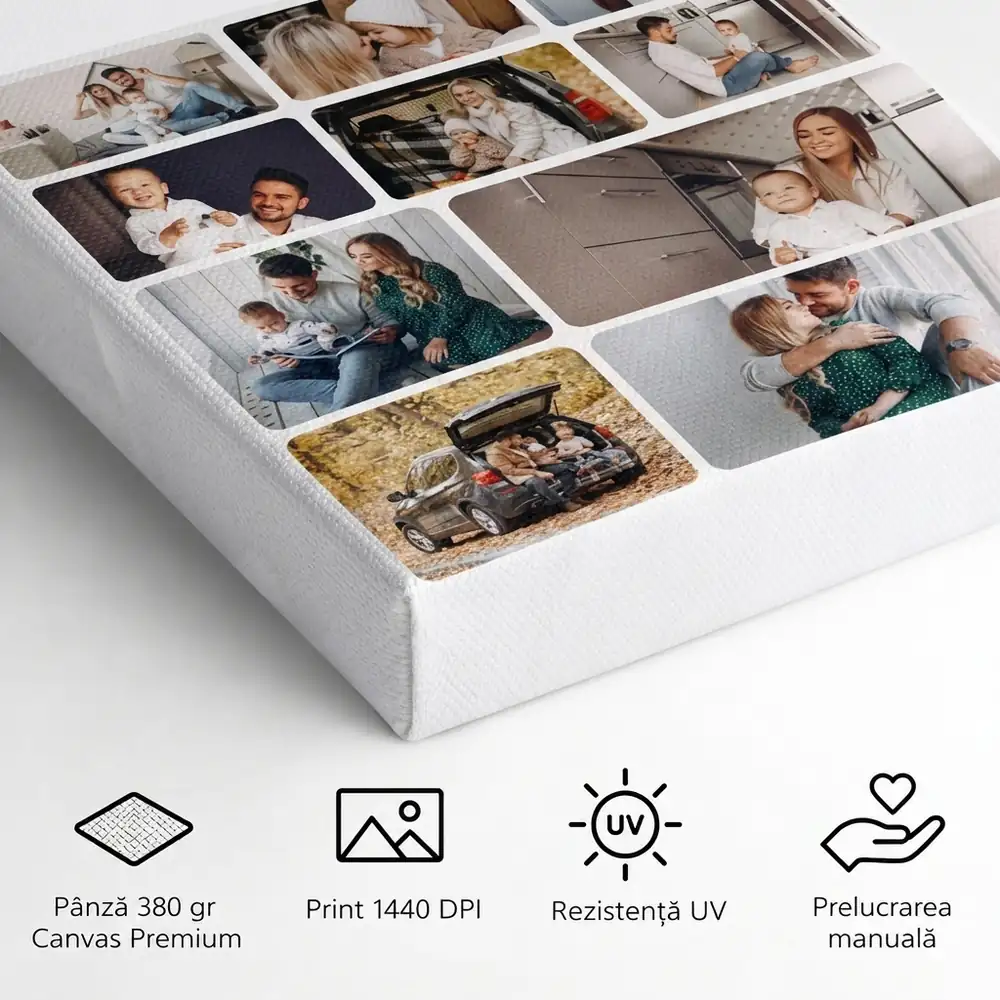 Tablou Canvas Colaj cu 10 poze – detalii și specificații