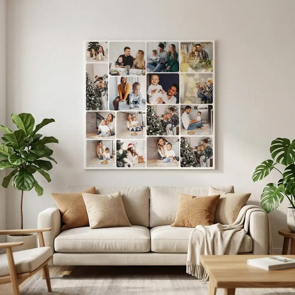 Tablou Canvas Colaj cu 16 poze – tablou canvas în decor