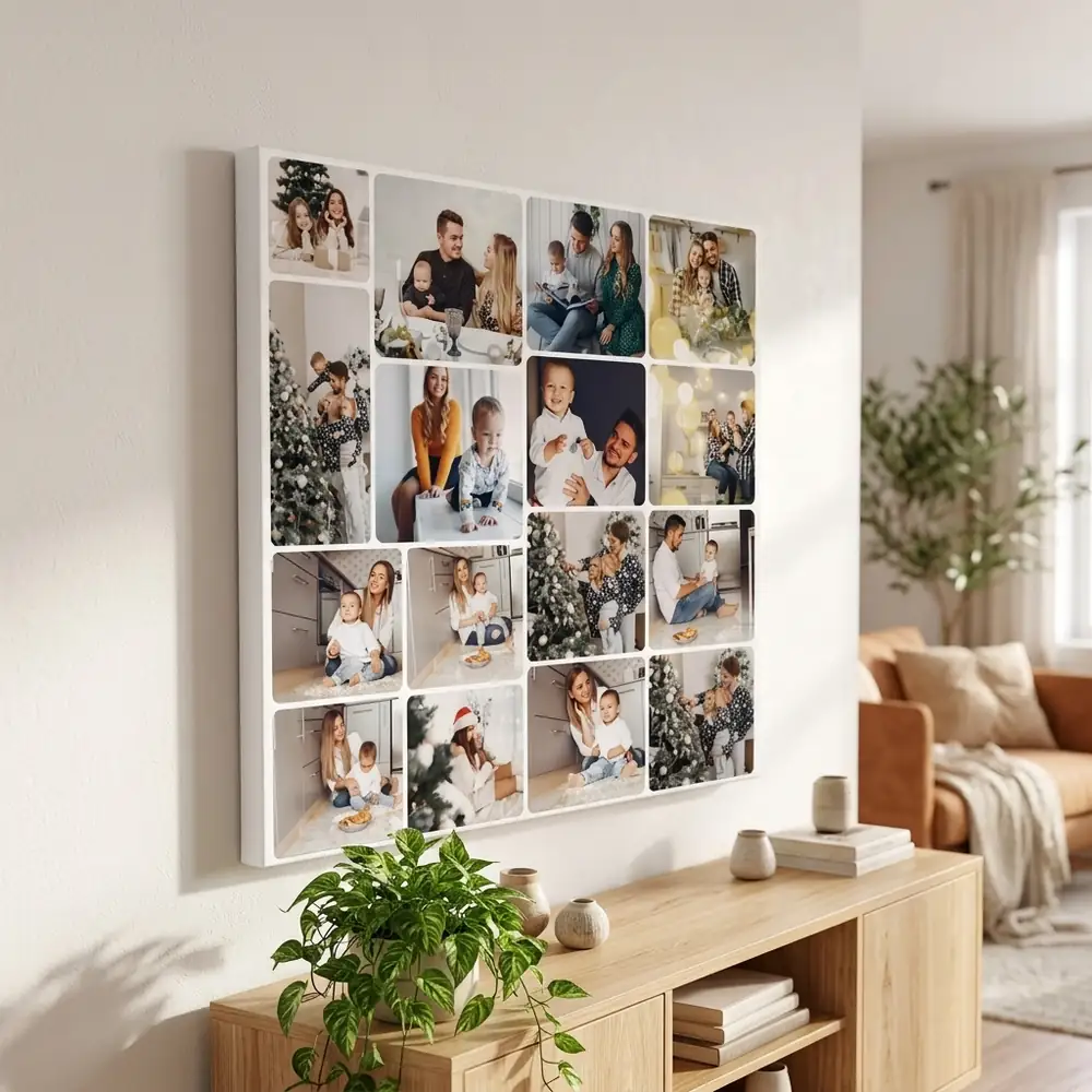 Tablou Canvas Colaj cu 16 poze – tablou canvas în decor