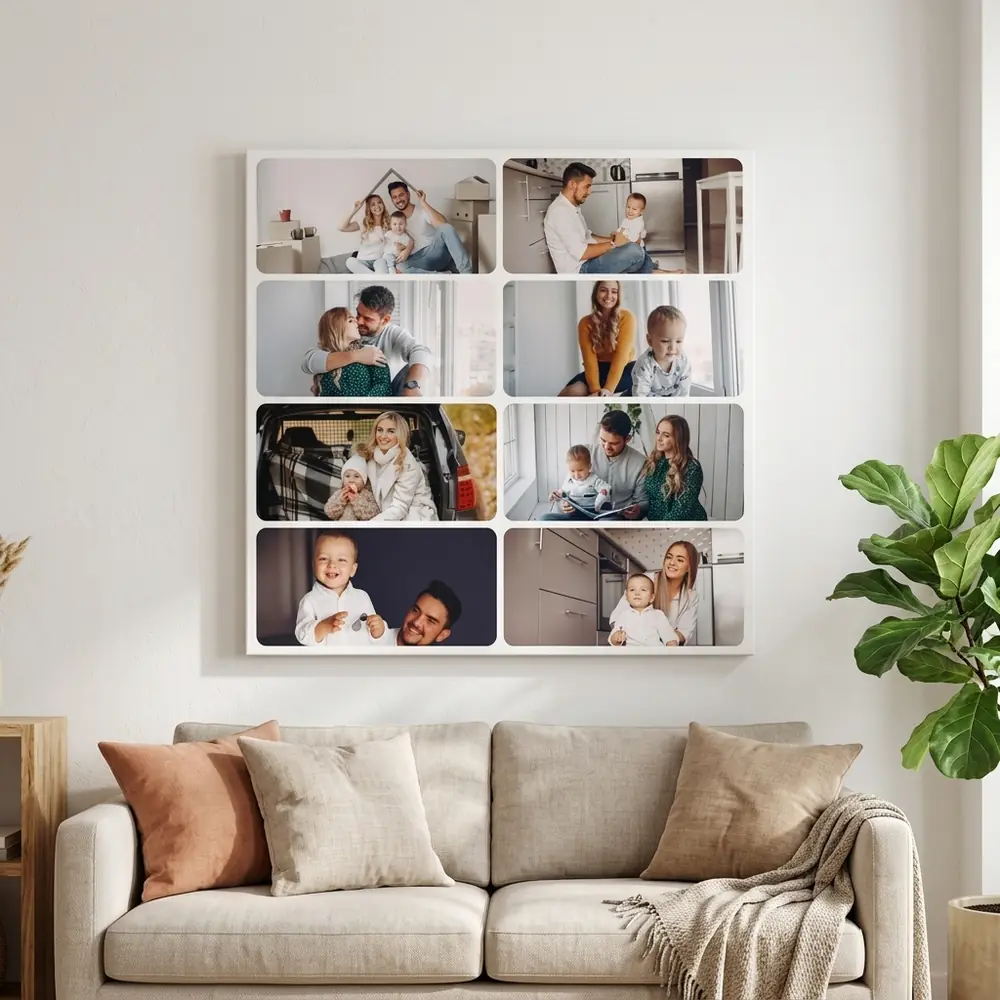 Tablou Canvas Colaj cu 8 poze – tablou canvas în decor