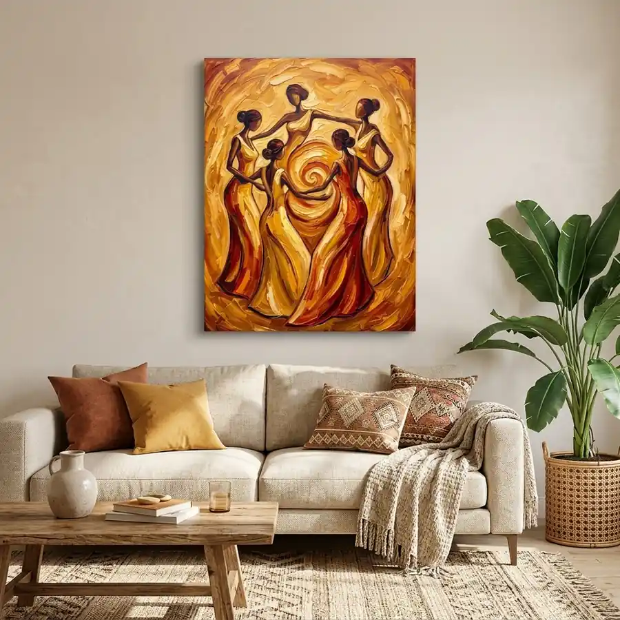 Tablou Canvas Femei Africane – Energia Feminității – tablou canvas în decor
