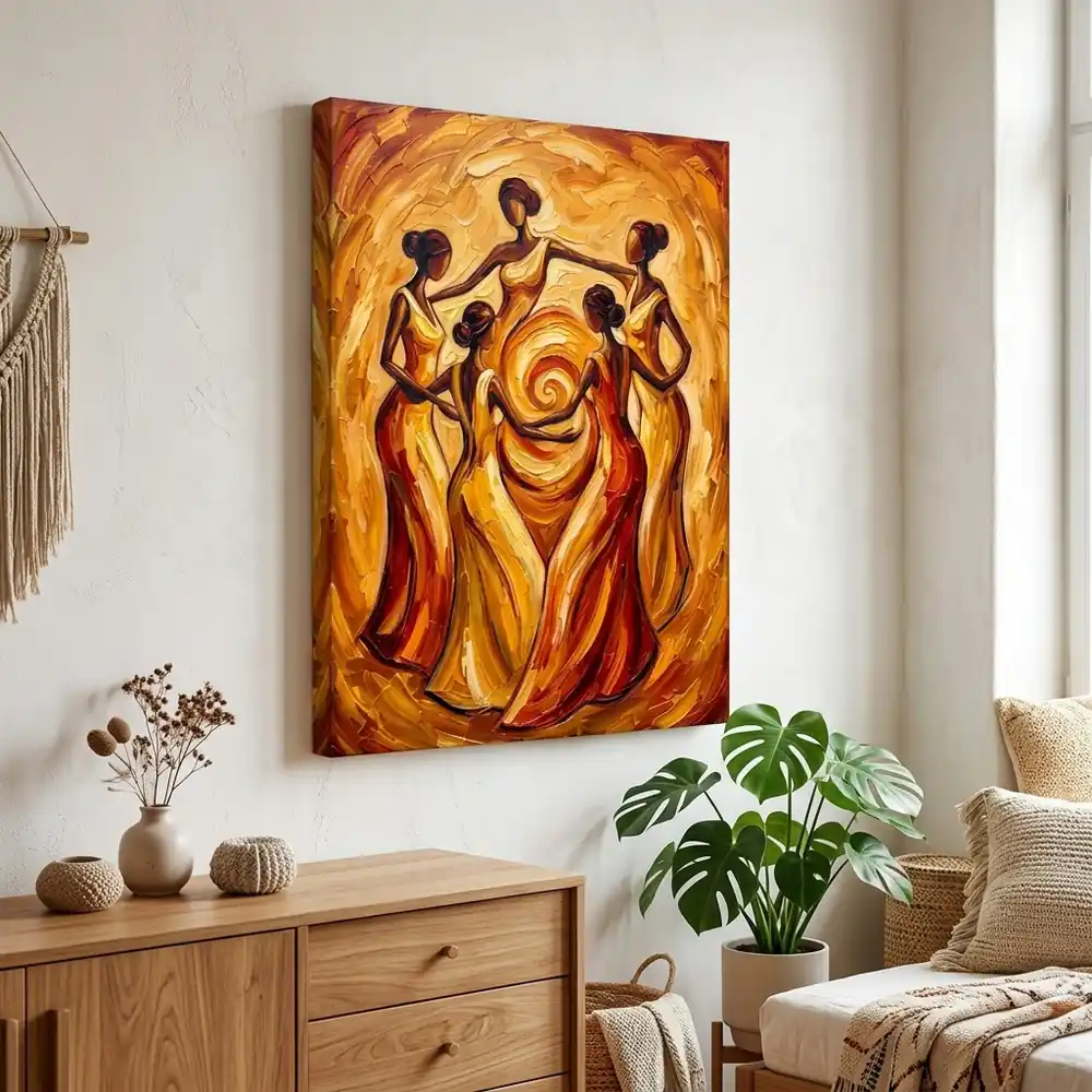 Tablou Canvas Femei Africane – Energia Feminității – tablou canvas în decor