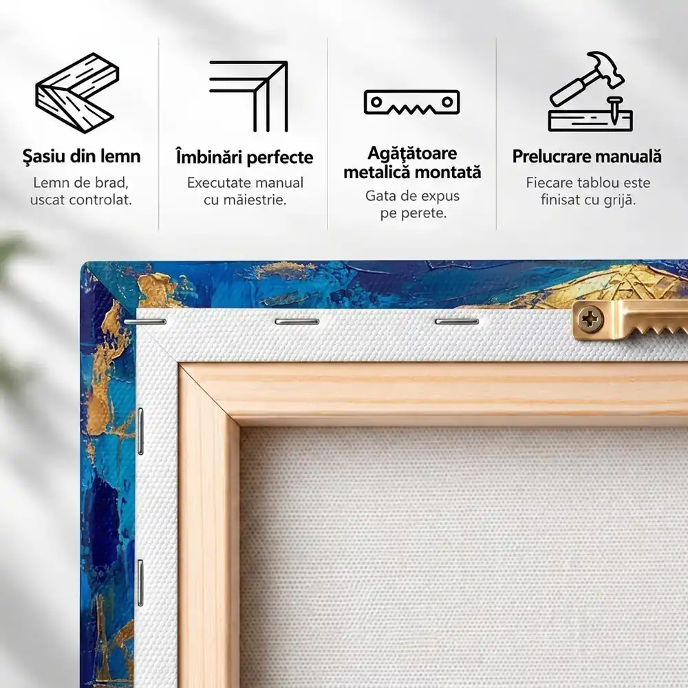 Tablou Canvas Femeie Africană – Regina de Safir – detalii și specificații