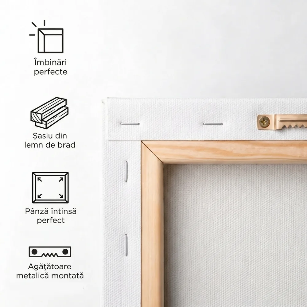 Tablou Canvas Personalizat Colaj Botez – detalii și specificații