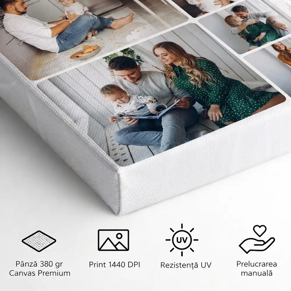 Tablou Canvas Personalizat cu 6 poze – detalii și specificații